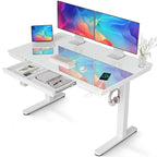 Claiks Glass Standing Desk by CLAIKS