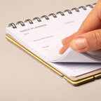 Undated Daily Planner Notebook – Spiral Bound A5, 60 Pages, School & Personal - Image 3