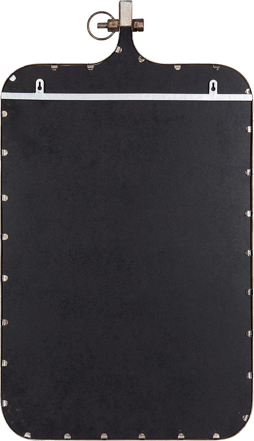 Kate and Laurel Yitro Modern Farmhouse Metal Rectangle Decorative Pinboard, 2...
