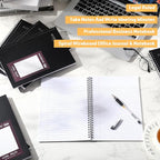 Resurhang 8 Pack Wirebound Business Notebook Legal Ruled Spiral Notebook 6-5/8" - Image 4