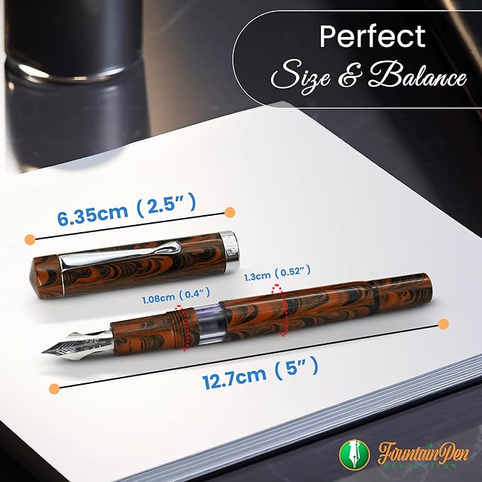 Jaipur V2 Piston Filled Refillable Fountain Pen - Image 2