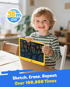 TEKFUN LCD Writing Tablet Doodle Board, 12inch Colorful Drawing Tablet Writing - Image 2