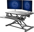 VIVO 32 inch Desk Converter, K Series, Height Adjustable Sit to Stand Riser by VIVO