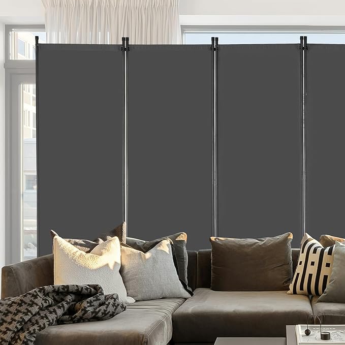 VEVOR Room Divider, 6 Panel Room Divider, Folding Privacy Screen and Portable - Image 8