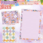 TaoBary 160 Pcs Stationery Paper Set 50 Double Sided Stationery Papers - Image 4