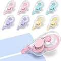 Four Candies White Correction Tape, 39.4 Feet, 8 Pack Easy to Use Applicator by FourCandies