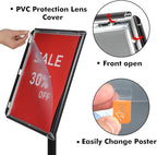 DISPLAYSWORKER Sign Stand, Sign Holder Floor Stand - Image 4
