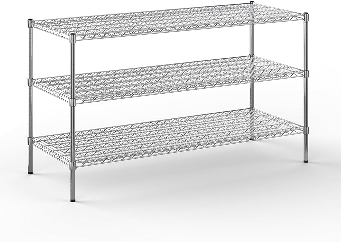 Regal Altair 24" Deep x 60" Wide x 34" Height Wire Shelving Kit | 3-Tier | NSF by Regal+Altair