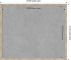 Amanti Art Silver Framed Magnetic Board 21x25 Medium Vision Board - Image 3