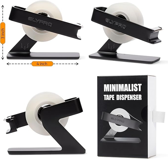ELYPRO Modern Tape Dispenser for Office Desk - Image 4