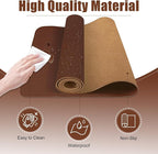 Large Desk Pad Mat, 47.2'' x 23.6'' Computer Mat - Image 3