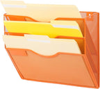 EASEPRES 3 Pocket Mesh Hanging Wall File Organizer, Wall Mounted Mail Paper by EASEPRES