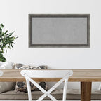 Amanti Art Grey Framed Magnetic Board 14x26 Small Vision Board - Image 5