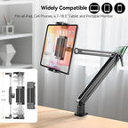Portable Monitor Stand Desk Holder- Large Clamp support up to 12.9 14.6 15.6 - Image 2