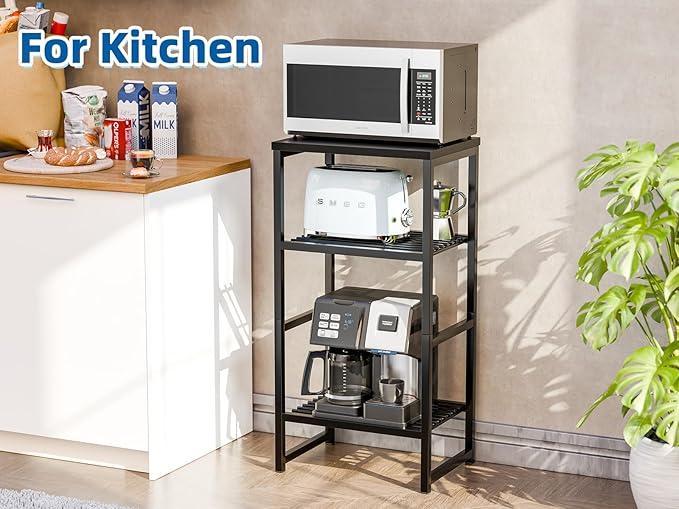 GEORIS 3 Tier Freestanding Printer Stand Shelf - Image 3