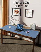 YSAGi Leather Desk Pad Protector, Office Desk Mat, Large Mouse Pad, Non-Slip PU - Image 2