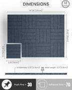 Bumusty Large Cork Board 47"x35" Alternative - Image 3