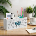 Exqcom Just Breathe Inspirational Pen Pencil Holder, Therapy Office Decor - Image 3