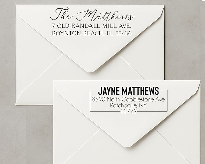 Custom Return Address Stamp by Stampi