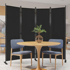 C-Hopetree 4 Panels Room Divider, 6 Ft Tall Indoor Folding Privacy Screen - Image 3