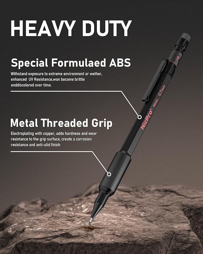 Nicpro 0.7 mm Mechanical Pencil Set - Image 4