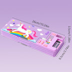 Pop Up Multifunction Pencil Case, Cute Cartoon Pen Box Organizer Stationery - Image 6