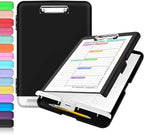 Sooez Clipboard with Storage, High Capacity Nursing Clip Board 8.5 x 11 with by Sooez