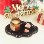 CCINPPY Ceramic Jewelry Tray Trinket Dish, Decorative Cloud Vanity Key Tray - Image 7
