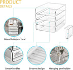 FANXIYQ 4-Tier Acrylic Paper Tray Organizer - Image 5