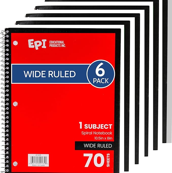 EPI Spiral Notebook | Wide by EPI