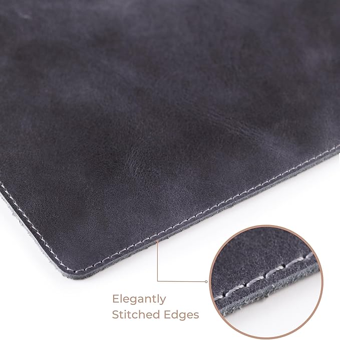 Node Leather - Leather Desk Mat - Executive Real Leather Desk Pad - Genuine - Image 3
