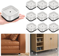 shouwuhho 9 Pack Furniture Risers Adjustable Bed Risers Heavy Duty Lifts Height by EnjoyLifeEnjoyHappiness