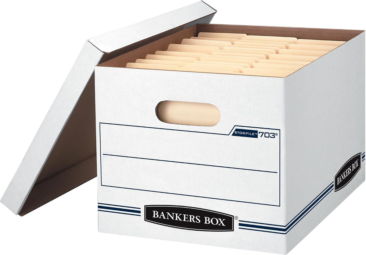 Bankers Box 12-Pack Basic Duty File Storage Boxes