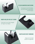 Lichamp 10 Pack Office Desktop Tape Dispenser Includes 10 Rolls of 1 Inch Core - Image 4