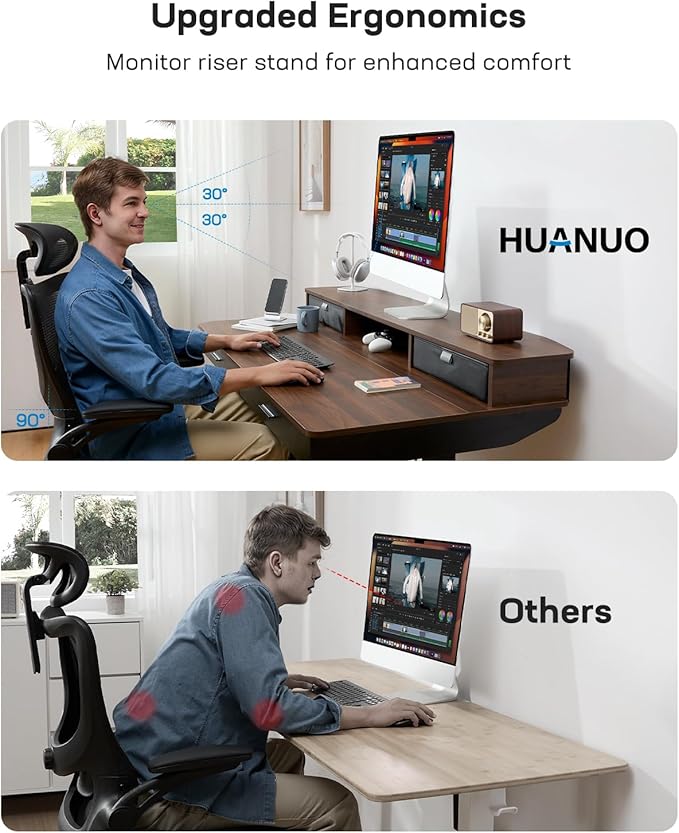HUANUO 55 x 30 inch Electric Standing Desk - Image 8
