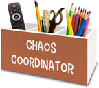 XPH Chaos Coordinator Orange Pen Pencil Holder Organizer by XPH