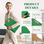Skyygemm 48 Pcs Classification Folders Letter Size, 1 Divider Pressboard File - Image 3