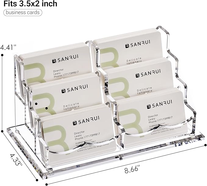 YUXUN Business Card Holder Display - Image 3