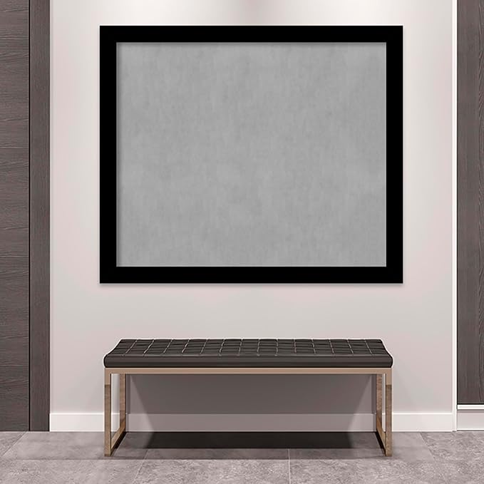 Amanti Art Black Framed Magnetic Board 45x53 Oversize Vision Board - Image 5