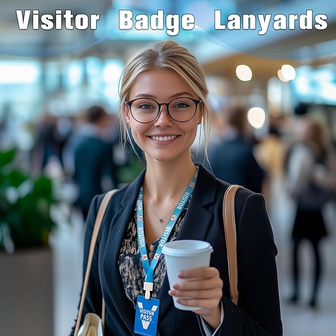 Visitor Badge Lanyards Volunteer Badge Holder - Image 5