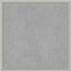 Amanti Art Silver Framed Magnetic Board 26x26 Medium Vision Board