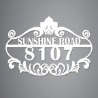 Personalized Vintage Styling Metal House Numbers - Image 6
