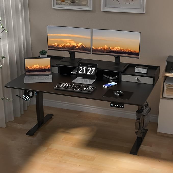 ExaDesk 63 x 30 Inch Electric Standing Desk - Image 8