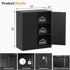 TaskStorz Metal Garage Storage Cabinets，Metal File Cabinet - Image 3
