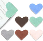 Leather Heart Bookmarks by Winjeto
