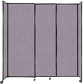 Versare Straightwall Sliding Portable Wall Partition | Freestanding Office by VERSARE