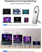 minisopuru USB C Laptop Docking Station Stand - Image 6