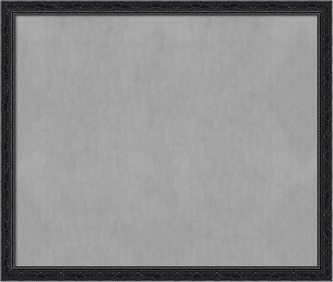 Amanti Art Black Framed Magnetic Board 44x52 Oversize Vision Board by AmantiArt