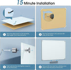 MaxGear Glass Whiteboard, Tempered Magnetic Dry Erase Board 48 x 30 Inch - Image 7