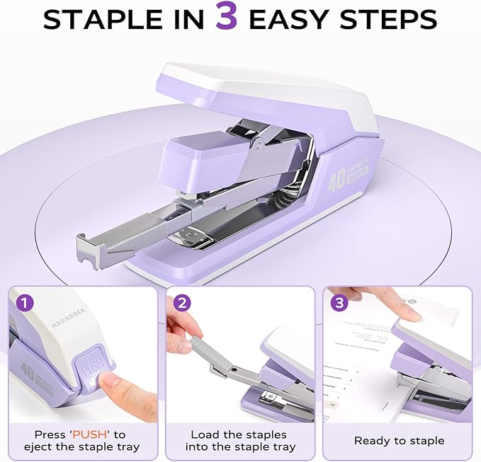 MARSROCK Effortless Stapler for Desk - Image 4